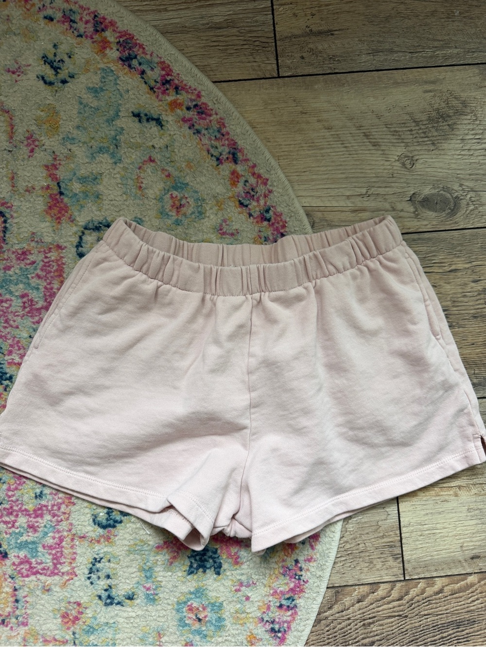 Garage Light Pink Sweat Shorts